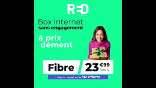 RED by SFR  Abonnement Fibre sans engagement à 2399 euros par mois [upl. by Amir]