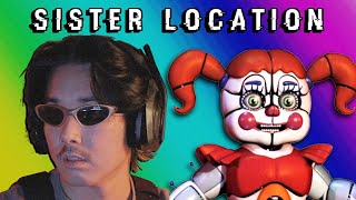 Five Nights at Freddys Sister Location  Full Horror Game Playthrough w Lui  FaceCam [upl. by Odlawso914]