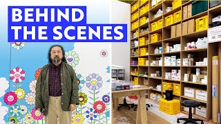 Inside Takashi Murakami’s Massive Production Studio [upl. by Luckin440]