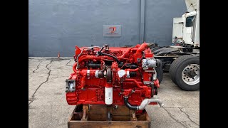 2017 Cummins X15 Diesel Engine For Sale being test run at JJ Rebuilders CPL 4342 SN 79975001 [upl. by Enrico]