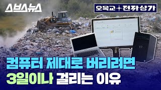 포맷 어설프게 하면 개인정보 탈탈 ★컴퓨터 제대로 버리는 법★  오목교 전자상가 EP24 스브스뉴스 [upl. by Olivann812]