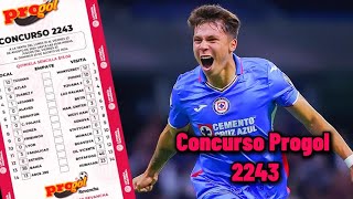 Tips de la Quiniela Progol 2243 Picksolface ⚽ [upl. by Mora]