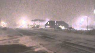 Thundersnow  La SallePeru Illinois  Beau Dodson Video February 1 2011 [upl. by Aniral]