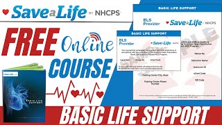 Basic Life Support BLS  Free Certification Online  Medical Professionals [upl. by Intruok]