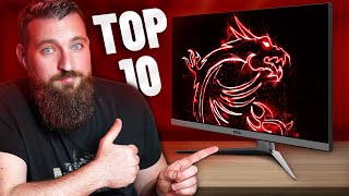 TOP 10 MEILLEURS ECRANS PC GAMER amp CONSOLE [upl. by Taggart]