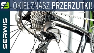 Regulacja przerzutek w rowerze szosowym i górskim Jak prawidłowo ustawić biegi [upl. by Thistle237]