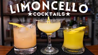 3x LIMONCELLO Cocktails ★ With Homemade Limoncello [upl. by Navad393]