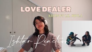 ISHTAR YAPS 📣 amp REACTS 😄 TO KRIZN FT LIL JHOLA  LOVE DEALER 🤨😒 [upl. by Caye511]