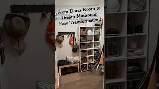 Small Mudroom Big Makeover Easy amp Stylish Upgrade [upl. by Niwrehs]