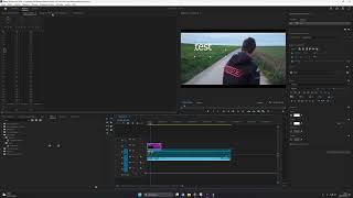 Comment mettre un texte en fondu sur Premiere Pro [upl. by Koah432]