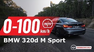 2019 BMW 320d G20 0100kmh amp engine sound [upl. by Larisa]