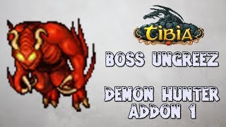 Tibia Matando Ungreez  Boss da Inqui  DH Addon 1  Level 99 [upl. by Asserat]