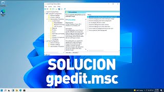 Como INSTALAR GPEDITMSC en cualquier version de Windows 10 🔥 EDITOR DE DIRECTIVAS DE GRUPO LOCAL [upl. by Larkin813]