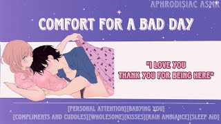 ASMR Girlfriend RP Comfort for when you’re feeling down kissesPersonal attentionCuddles [upl. by Friend]