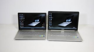 Видео обзор ноутбуков Asus N550JV и N750JV [upl. by Chapel]