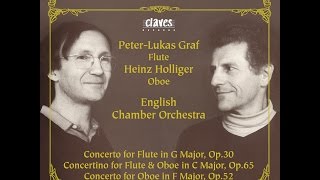 PeterLukas Graf amp Heinz Holliger  Franz Krommer Concerto for Oboe in F Major Op 52 [upl. by Ecreip]