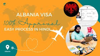 Albania EVisa Complete Process  Easy Europe Visa  For Indian Pakistan And All Nationality Hindi [upl. by Ameehs]