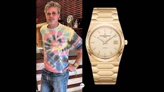 Brad Pitt Vacheron Constantin 222 Historique [upl. by Munroe]