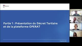 Replay webinaire  Décret Tertiaire et OPERAT  100924 [upl. by Aydan]