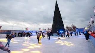 Cel Mai Mare Patinoar din Țară din parcarea PORT MALL ⛸️❄️ [upl. by Ailehs465]