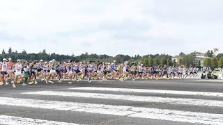 箱根駅伝予選会で悲劇 東海大３年生のロホマン・シュモンがゴール残り１０ｍで倒れ棄権 這いながらゴール向かうも審判長が判断、車いすで搬送 過酷な残暑響く チームは無念の落選 [upl. by Purvis]