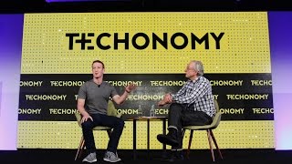 Mark Zuckerberg Discusses the Election Newsfeed AI and more at Techonomy 2016 [upl. by Ayana]