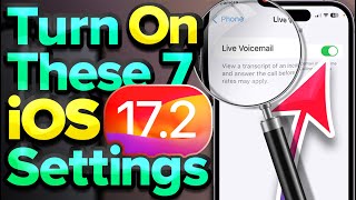 iOS 172 Settings You Need To Turn ON Now [upl. by Yartnod]