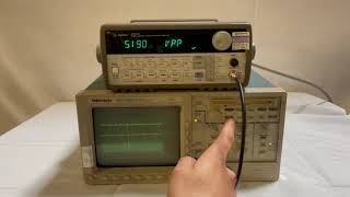 Tektronix TDS 430 A Digitizing Oscilloscope A 65440 [upl. by Oilicec]