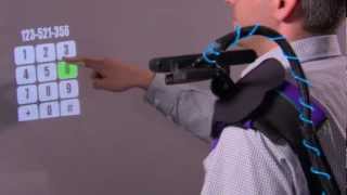 Wearable Multitouch Projector [upl. by Suilmann]