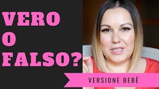 Vero o falso Gioco quiz per baby shower con curiosità sui neonati  gravidanza clamoroby [upl. by Cavallaro]