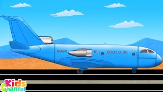 Cargo Airplane Uses And More Car Cartoon Videos for Kids [upl. by Gere]