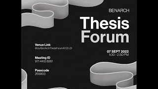 ASSEMBLY 1T AY 2223 I Thesis Forum [upl. by Eeresid]