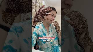 Ek Reason se Mehndi laga k dho li karwachauth 😳 [upl. by Ahsima]