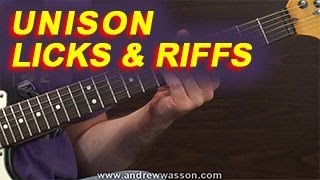 Unison Licks amp Riffs [upl. by Ilan646]