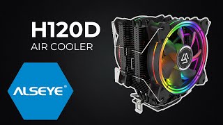 ALSEYE COOLING SOLUATION  H120D CPU COOLER [upl. by Namruht89]