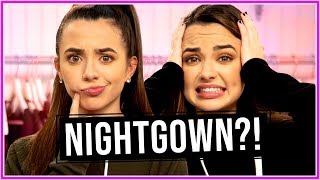 Merrell Twins NIGHTGOWN Outfits  Closet Wars [upl. by Waneta]