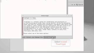 How to install TrueCrypt on Linux Mint [upl. by Puglia55]