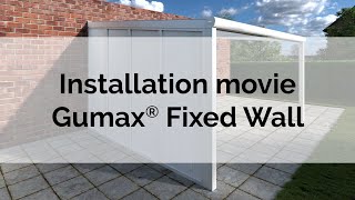 Installation of Gumax® Fixed Wall [upl. by Azzil]