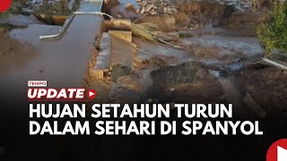 Hujan Setahun Turun Dalam Sehari Bikin Spanyol Dilanda Banjir Terbesar [upl. by Ajat]