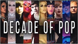 DECADE OF POP  The Megamix 20082018  by Adamusic [upl. by Anwahsed]