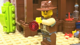 Western Shootout  A Lego Stop Motion [upl. by Borszcz]