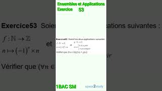 Exercice 53 Ensembles et Applications 1SM [upl. by Kare]