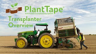 PlantTape Automated Transplanter Overview  English [upl. by Enoitna]