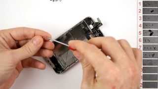 iPhone 4S Screen Replacement Disassembly and Reassembly  CRAZYPHONES [upl. by Acysej]