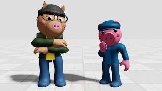 Animation Style Experiment A Roblox Piggy Animation [upl. by Leonardi977]