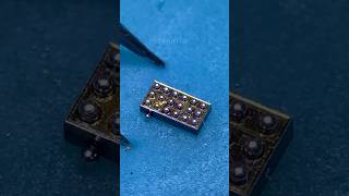 What IC is this quite small 🤔 microsoldering phonerepair [upl. by Aniv]