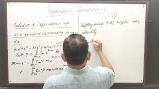 Legendres Functions 1by Yogendra Bahadur Singh [upl. by Absalom]