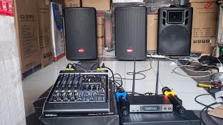 Kirim ke Balikpapan Paket Karaoke Indoor BareTone Max12HD  Mixer dBvoice Valentine 4 Mic Ashley [upl. by Floro]