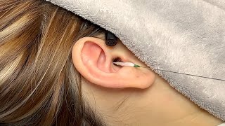 ASMR Ear Cleaning  Satisfying Earwax Removal  Model Chooses Her Own Tools [upl. by Daveta]