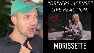 MORISSETTE “DRIVERS LICENSE” REACTION  BRAND NEW COVER HEARTBREAKING 😢 [upl. by Kancler]